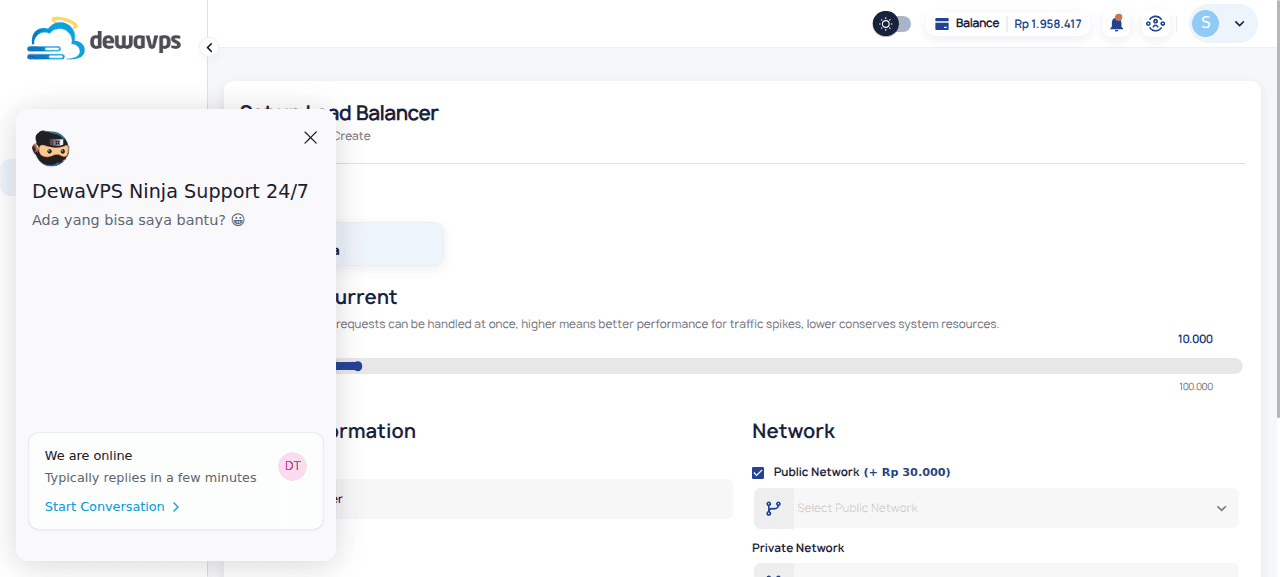 Form dengan Hostname